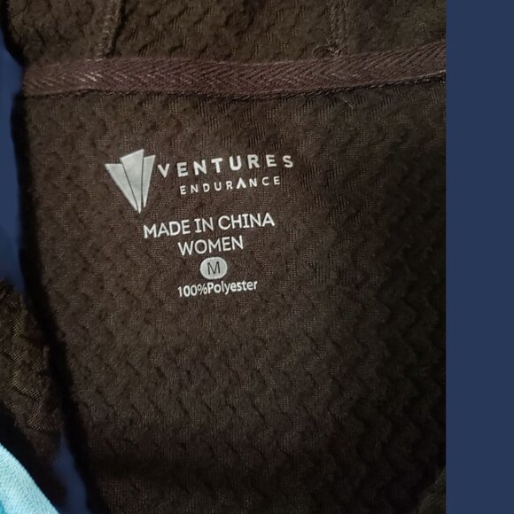 Ventures Endurance Unisex Hooded Jacket Hot Chocolate Brown/Blue Medium - Picture 3 of 11
